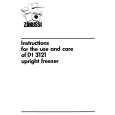 ZANUSSI Di3121/A Owners Manual ZANUSSI Di3121/A Owners Manual