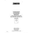 ZANUSSI FLS1074C Owners Manual ZANUSSI FLS1074C Owners Manual