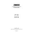 ZANUSSI ZGF98CXE Owners Manual ZANUSSI ZGF98CXE Owners Manual