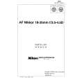NIKON AF NIKKOR 18-35MM F/3.5-4.5D Parts Catalog NIKON AF NIKKOR 18-35MM F/3.5-4.5D Parts Catalog