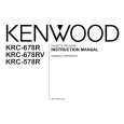 KENWOOD KRC-678R Owners Manual KENWOOD KRC-678R Owners Manual