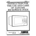 ZANUSSI MW1135 Owners Manual ZANUSSI MW1135 Owners Manual