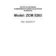 ZANUSSI ZCM5263 Owners Manual ZANUSSI ZCM5263 Owners Manual