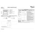 WHIRLPOOL AKZ 429/IX Quick Start WHIRLPOOL AKZ 429/IX Quick Start