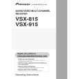 PIONEER VSX-915 Owners Manual PIONEER VSX-915 Owners Manual