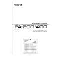 ROLAND PA-200 Owners Manual ROLAND PA-200 Owners Manual