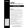 ROLAND HP107 Owners Manual ROLAND HP107 Owners Manual