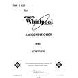 WHIRLPOOL ACM102XX0 Parts Catalog WHIRLPOOL ACM102XX0 Parts Catalog