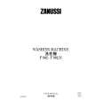 ZANUSSI F902 Owners Manual ZANUSSI F902 Owners Manual