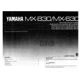 YAMAHA MX-830 Owners Manual YAMAHA MX-830 Owners Manual