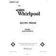 WHIRLPOOL EV20VSXKW0 Parts Catalog WHIRLPOOL EV20VSXKW0 Parts Catalog