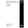 AEG FAV42 I D Owners Manual AEG FAV42 I D Owners Manual