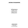 ARTHUR MARTIN ELECTROLUX ARN2274 Owners Manual ARTHUR MARTIN ELECTROLUX ARN2274 Owners Manual