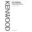 KENWOOD KX-W5040 Owners Manual KENWOOD KX-W5040 Owners Manual