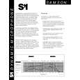 SAMSON S11 Service Manual SAMSON S11 Service Manual