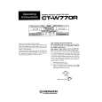 PIONEER CT-W770R Owners Manual PIONEER CT-W770R Owners Manual
