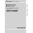 PIONEER DEH-3700MP/XU/UC Owners Manual PIONEER DEH-3700MP/XU/UC Owners Manual