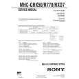 SONY MHCR770 Service Manual SONY MHCR770 Service Manual