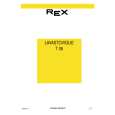 REX-ELECTROLUX T06 Owners Manual REX-ELECTROLUX T06 Owners Manual