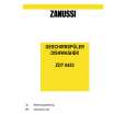 ZANUSSI ZDT6453 Owners Manual ZANUSSI ZDT6453 Owners Manual