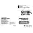 PIONEER KEHP8400R/RW Owners Manual PIONEER KEHP8400R/RW Owners Manual