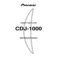 PIONEER CDJ-1000/KUC Owners Manual PIONEER CDJ-1000/KUC Owners Manual