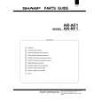 SHARP AR-AF1 Parts Catalog SHARP AR-AF1 Parts Catalog
