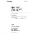 SONY MHC-RG20 Owners Manual SONY MHC-RG20 Owners Manual