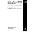 AEG LAV6301SENS. Owners Manual AEG LAV6301SENS. Owners Manual