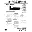 SONY SLV-920HF Service Manual SONY SLV-920HF Service Manual