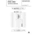 KENWOOD KAC959 Service Manual KENWOOD KAC959 Service Manual