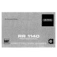 GRUNDIG RR 1140 Owners Manual GRUNDIG RR 1140 Owners Manual