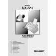 SHARP UXS10 Owners Manual SHARP UXS10 Owners Manual