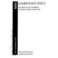 AEG 3700S-M Owners Manual AEG 3700S-M Owners Manual