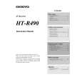 ONKYO HTR490 Owners Manual ONKYO HTR490 Owners Manual