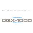 MICRO SEIKI DQX-1000 Owners Manual MICRO SEIKI DQX-1000 Owners Manual