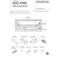 KENWOOD KDCX769 Service Manual KENWOOD KDCX769 Service Manual