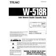 TEAC W518R Owners Manual TEAC W518R Owners Manual