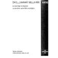 AEG LAVBELLA900 Owners Manual AEG LAVBELLA900 Owners Manual