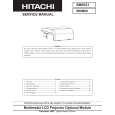 HITACHI SMO531 Service Manual HITACHI SMO531 Service Manual