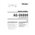 TEAC AG-D8800 Service Manual TEAC AG-D8800 Service Manual