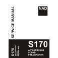 NAD S170 Service Manual NAD S170 Service Manual