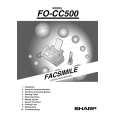 SHARP FOCC500 Owners Manual SHARP FOCC500 Owners Manual