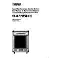 YAMAHA S4115HII Owners Manual YAMAHA S4115HII Owners Manual