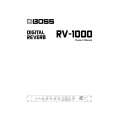 BOSS RV-1000 Owners Manual BOSS RV-1000 Owners Manual