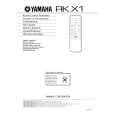 YAMAHA RKX1 Owners Manual YAMAHA RKX1 Owners Manual