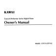KAWAI CP155 Owners Manual KAWAI CP155 Owners Manual