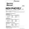 PIONEER KEH-P4015J Service Manual PIONEER KEH-P4015J Service Manual