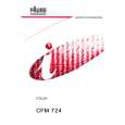 FAURE CFM724N Owners Manual FAURE CFM724N Owners Manual