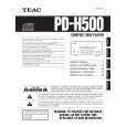 TEAC PD-H500 Owners Manual TEAC PD-H500 Owners Manual